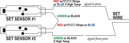 Fig. 2 - Multiple Sensor Wiring (Series)