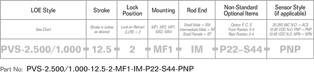 lock-on-retract-part-number