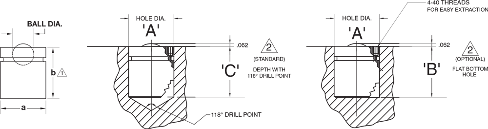 Quick Die Change QDC Spring Loaded Ball roller Die Lifter Installation diagram