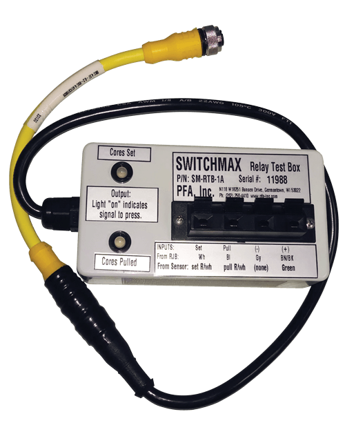 PFA SWITCHMAX Relay Sensor and system test box