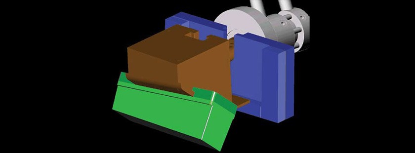 3D mold slide preloading with hydraulic  locking cylinder core pull system from PFA