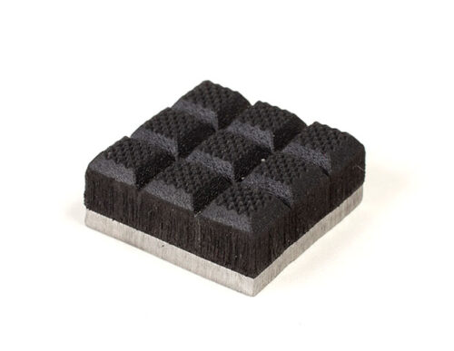 Waffled Rubber on Steel 1.2x1.2 Gripper Pads