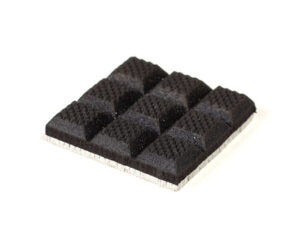 Waffled Rubber on Aluminum 1.2x1.2 Gripper Pads