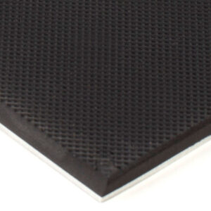 Knurled Rubber on Aluminum 6x12 Gripper Pads