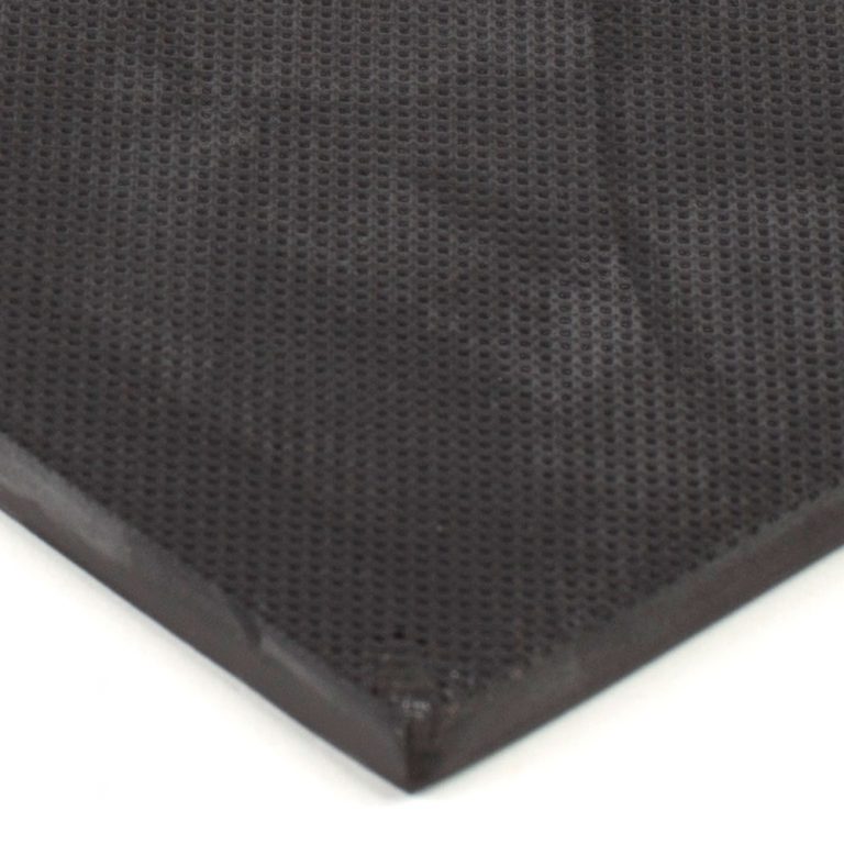 6” x 12” PFA Gripper Pad Knurled 60 Durometer NBR Rubber Pad