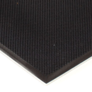6” x 12” PFA Gripper Pad: Pebbled Rubber Pad with Aluminum Backplate