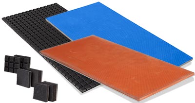 Metal Backed Rubber Gripper Pads