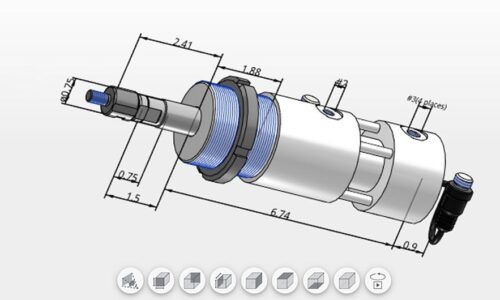 Hydraulic Locking Cylinders Parametric CAD Models in All Native File Formats