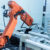 industrial machine and factory robot arm
