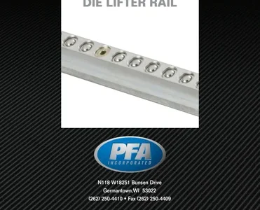 PFA DR-317-318 Model 317 & 318 Hydraulic Die Lifter Rail