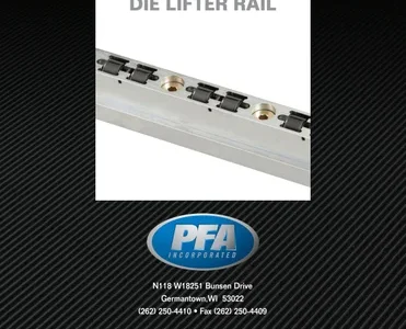 PFA DR-322 Model 322 Hydraulic Die Lifter Rail